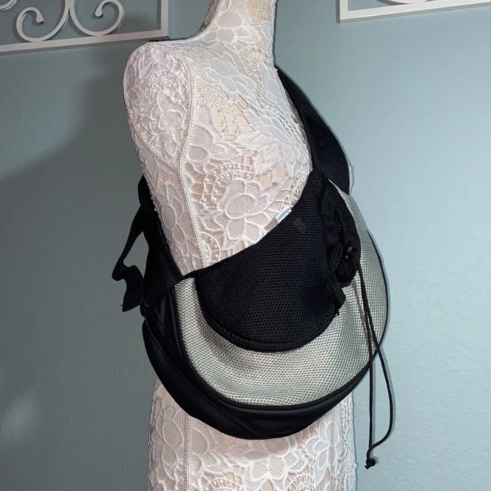 Katziela Mesh Sling Pet Carrier Adjustable Straps